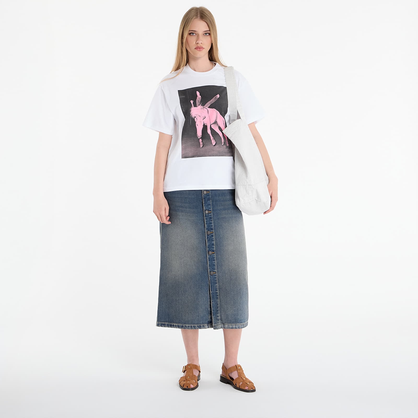 T-särgid Carhartt WIP W' S/S Sean Hamilton T-Shirt White