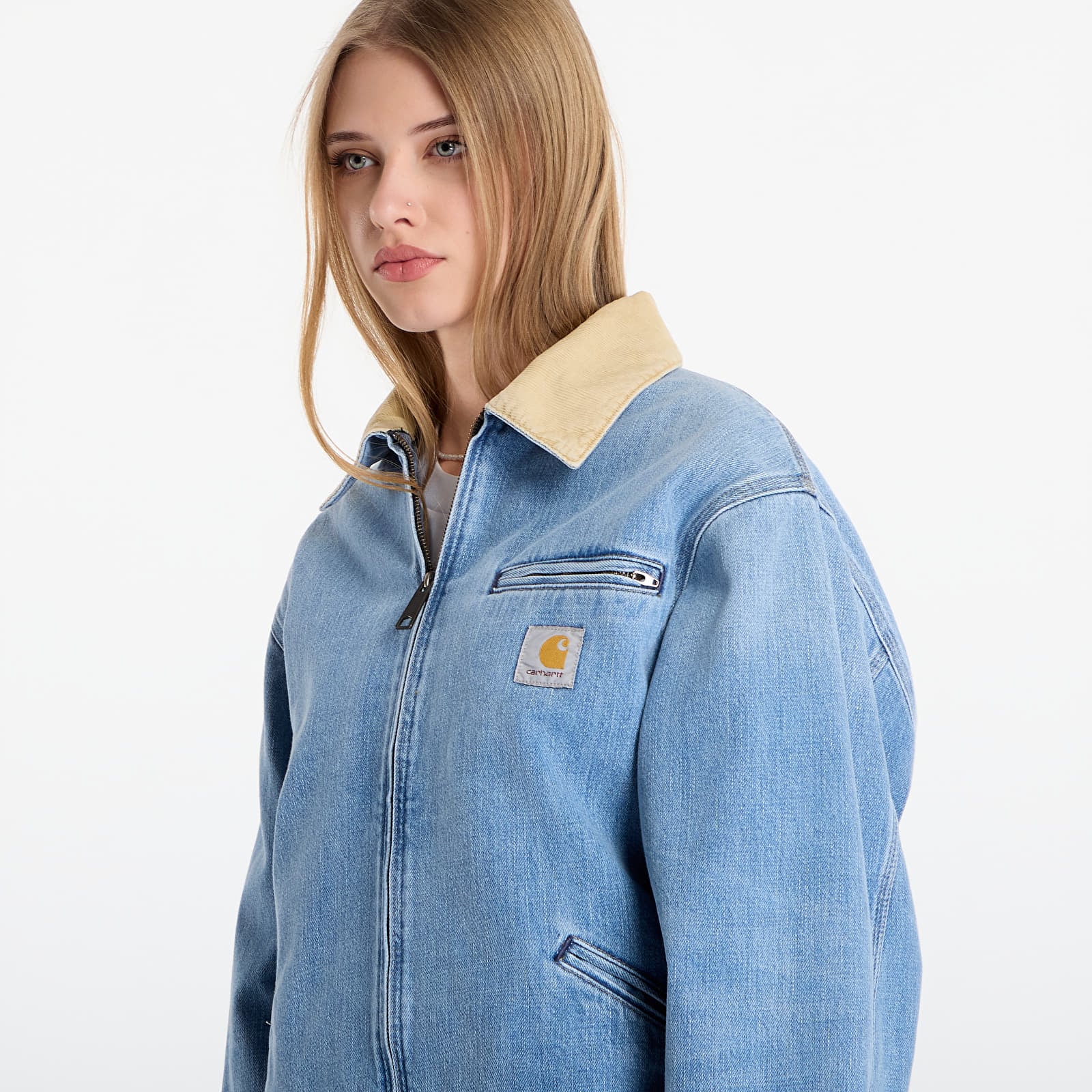 Jacken Carhartt WIP OG Detroit Jacket UNISEX Blue/ Dusty H Brown