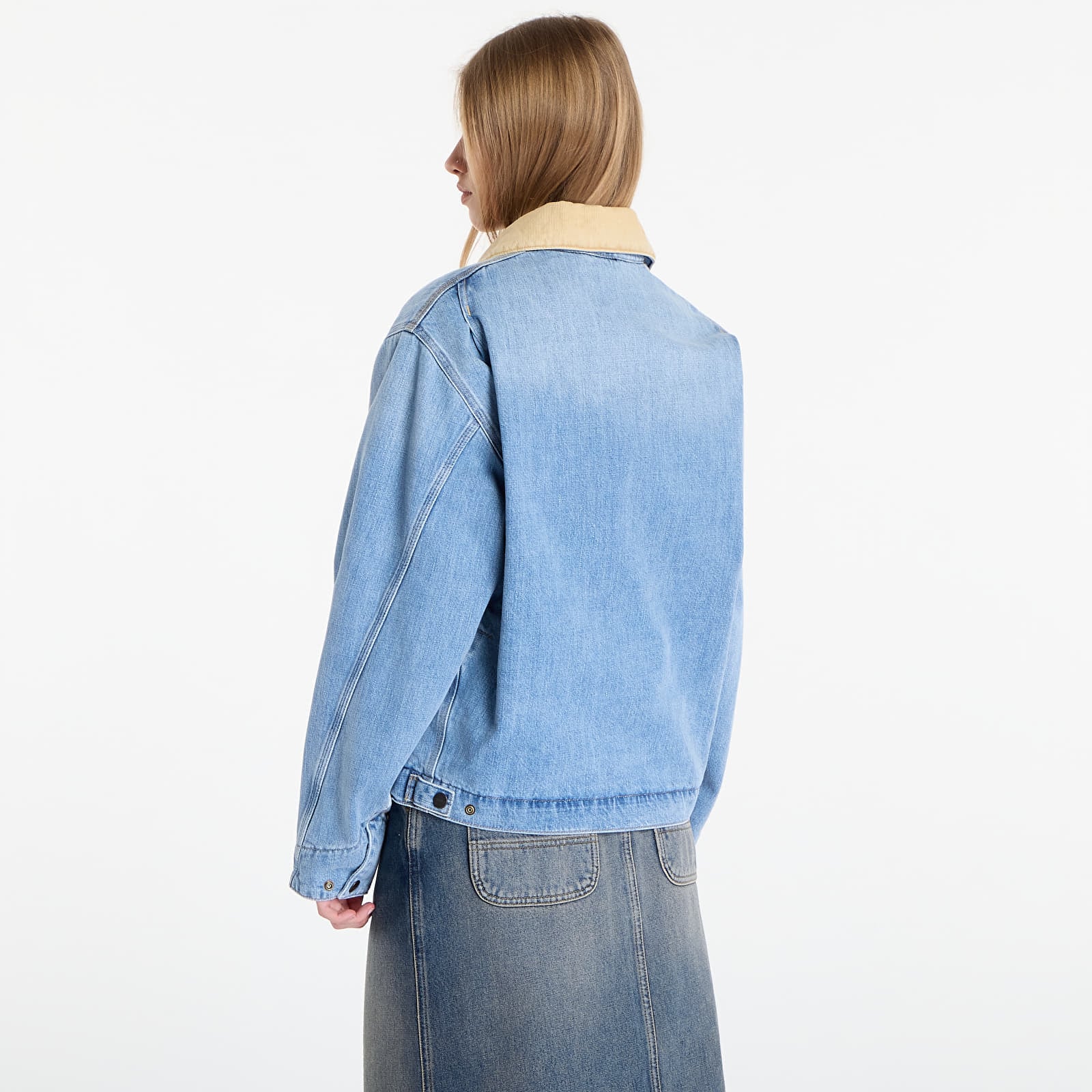 Jacken Carhartt WIP OG Detroit Jacket UNISEX Blue/ Dusty H Brown