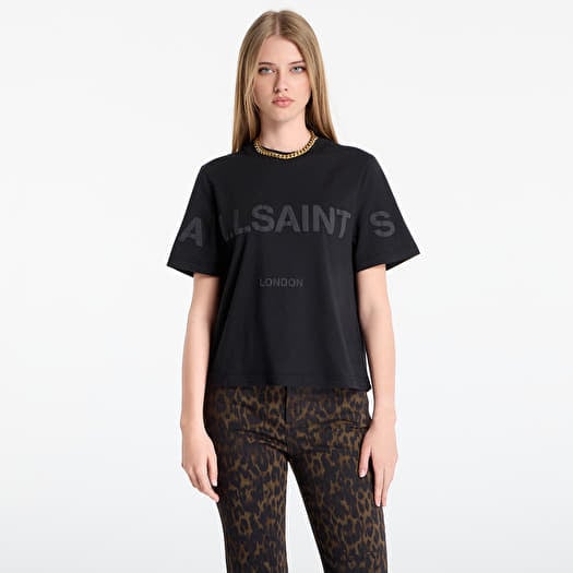 T-shirt AllSaints Lisa Biggy Tee Black