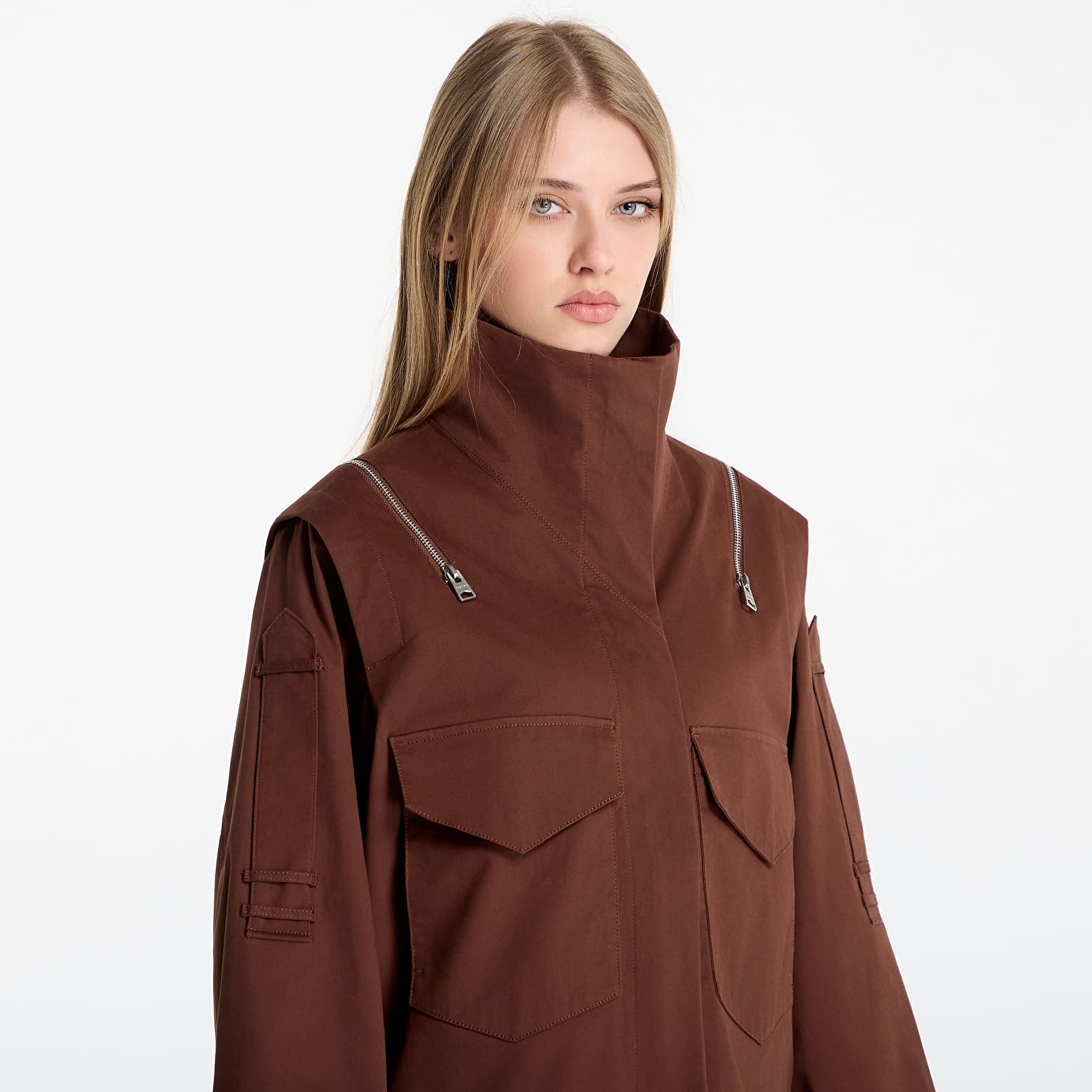 Jacken AllSaints Leighton Jacket Penny Brown