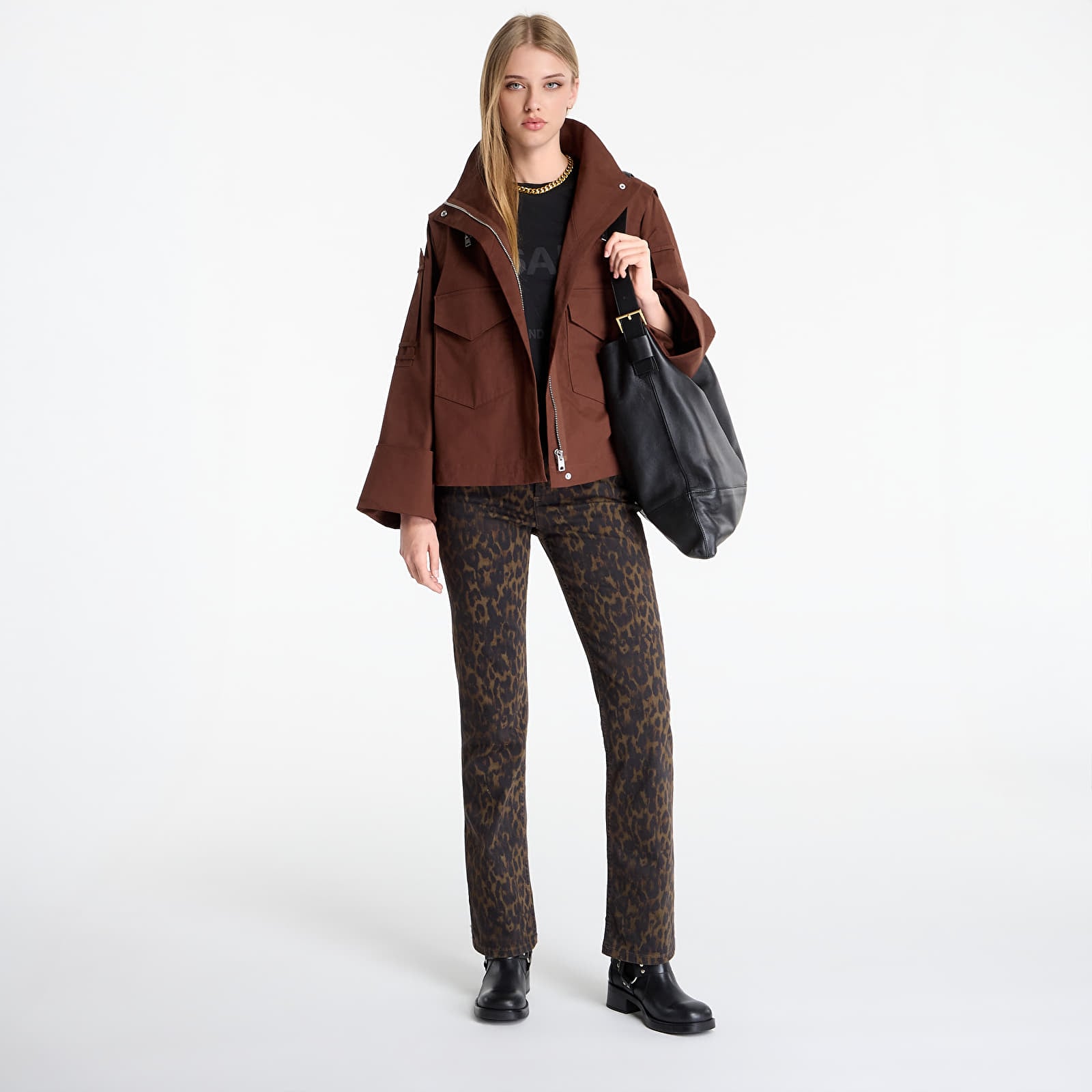 Jacken AllSaints Leighton Jacket Penny Brown