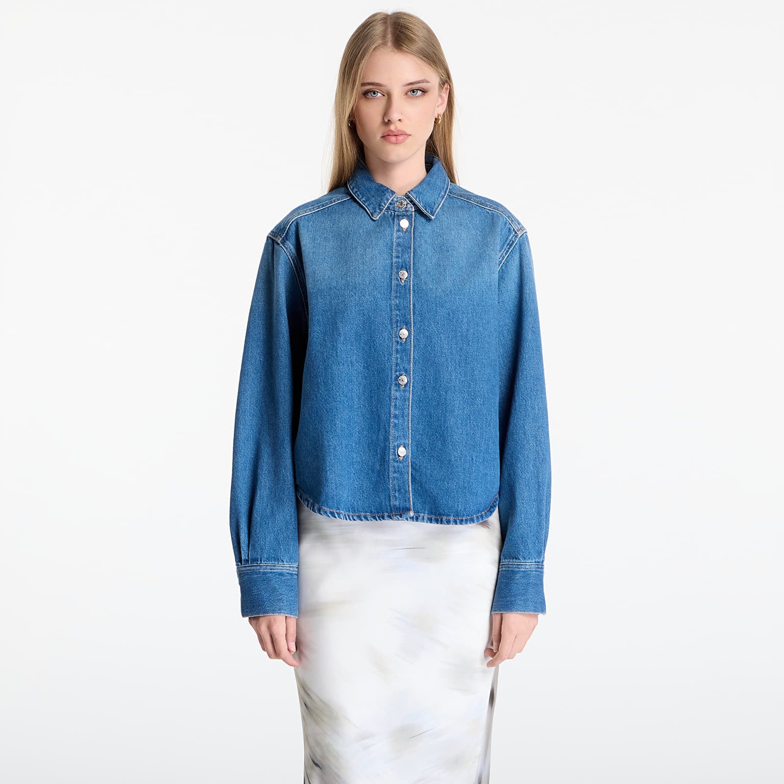 Shirt Samsøe Samsøe Sacelia Shirt Fluid Denim S