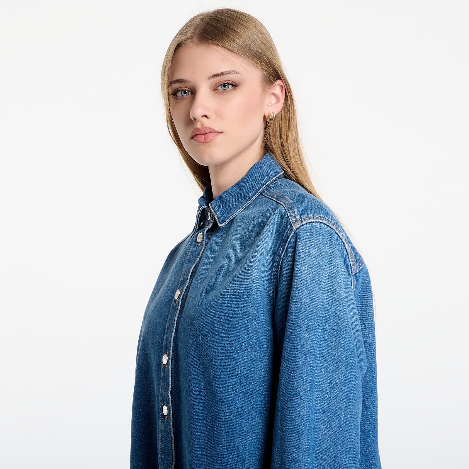 Shirts Samsøe Samsøe Sacelia Shirt Fluid Denim