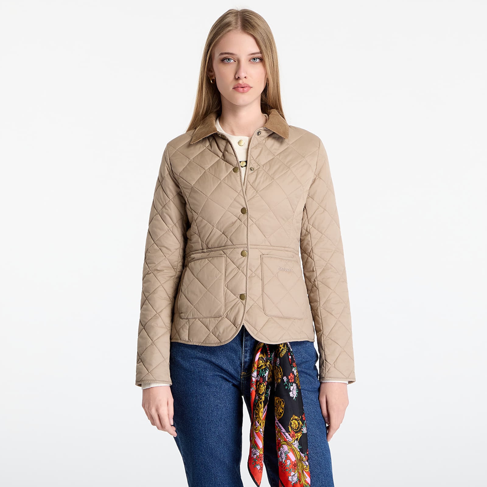 Jas Barbour Deveron Quilted Jacket Light Trench/ Light Trench L