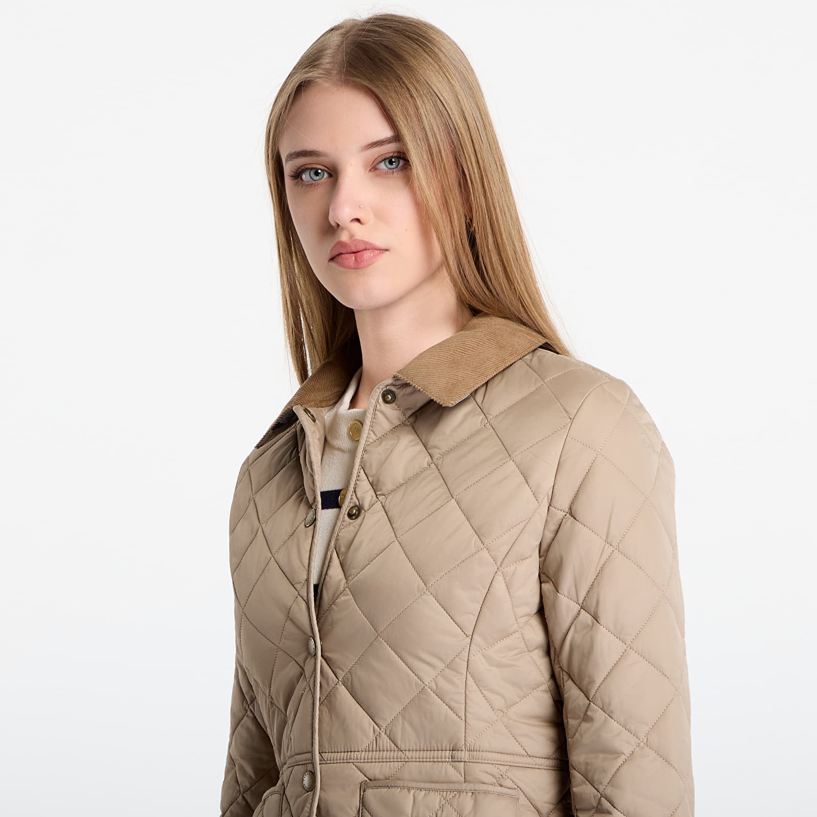 Jacken Barbour Deveron Quilted Jacket Light Trench/ Light Trench