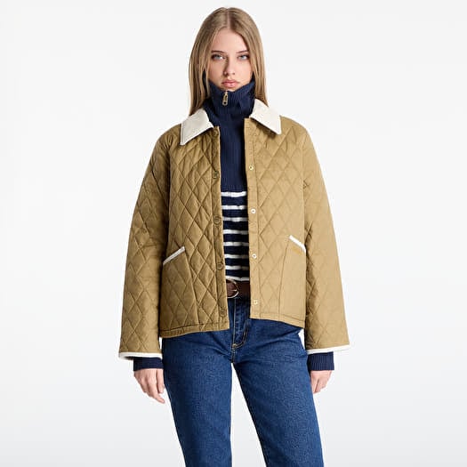 Jacke Barbour Icons Cropped Liddesdale Quilted Jacket Sand/ Dress/ Pearl