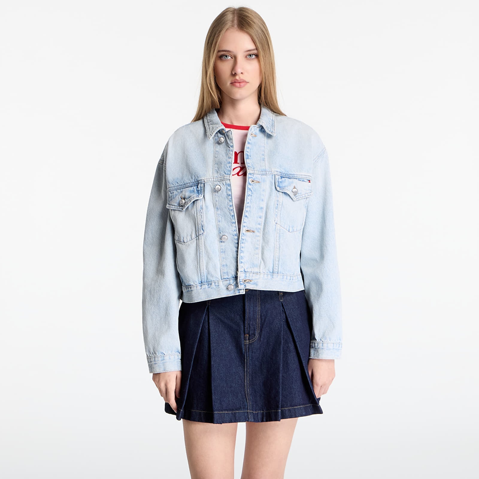 Jacket Tommy Hilfiger Denim Eve Short Trucker Jacket Ls Kyle L