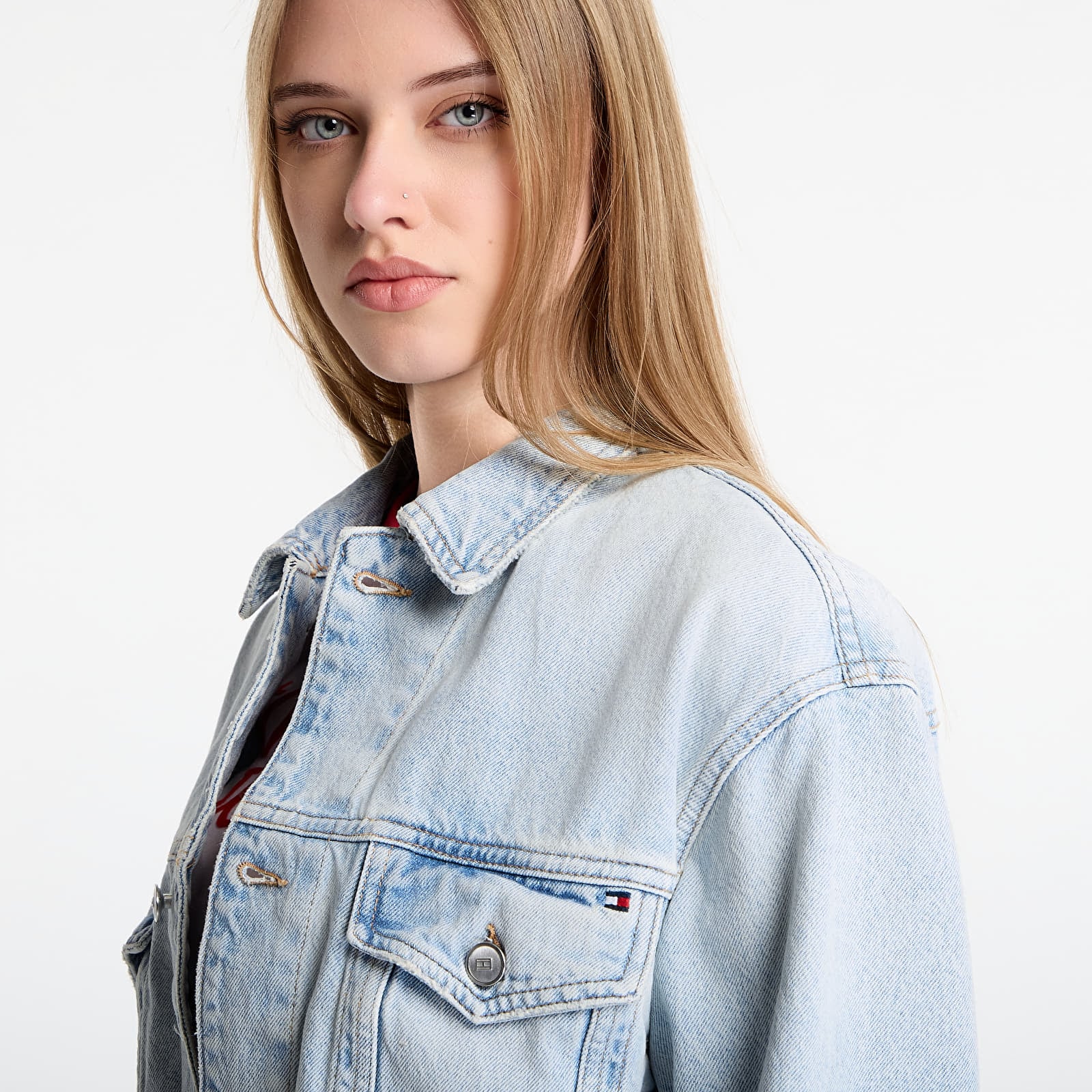 Μπουφάν Tommy Hilfiger Denim Eve Short Trucker Jacket Ls Kyle