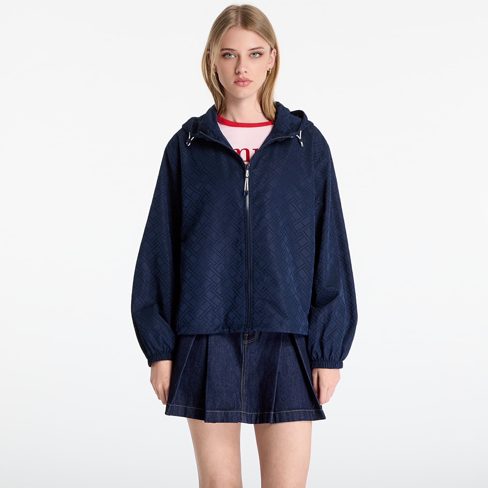 Якета Tommy Hilfiger Flag Ao Emb Windbreaker Navy