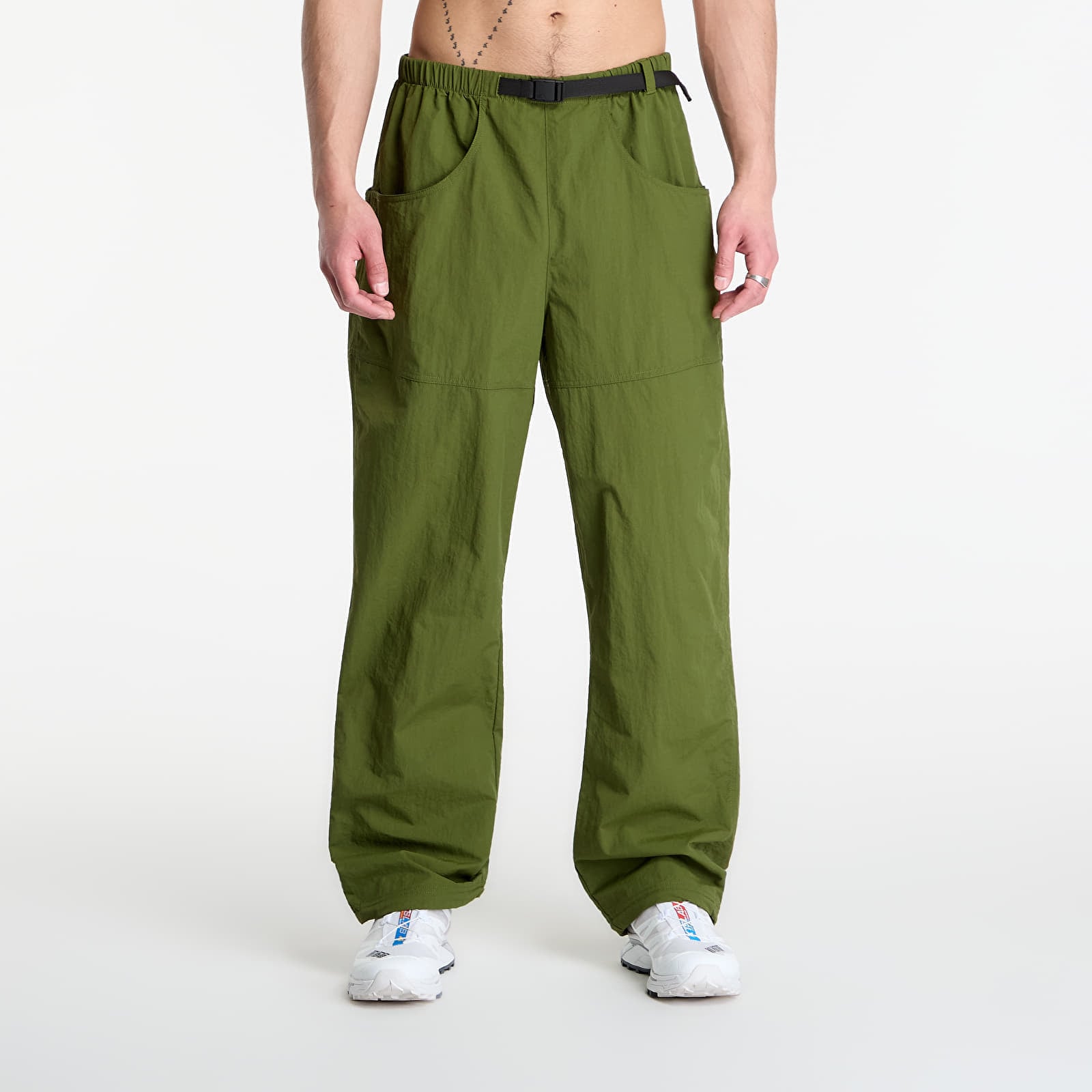 Pants The North Face M Redbox Nylon Belted Pant Woodland Green XXL
