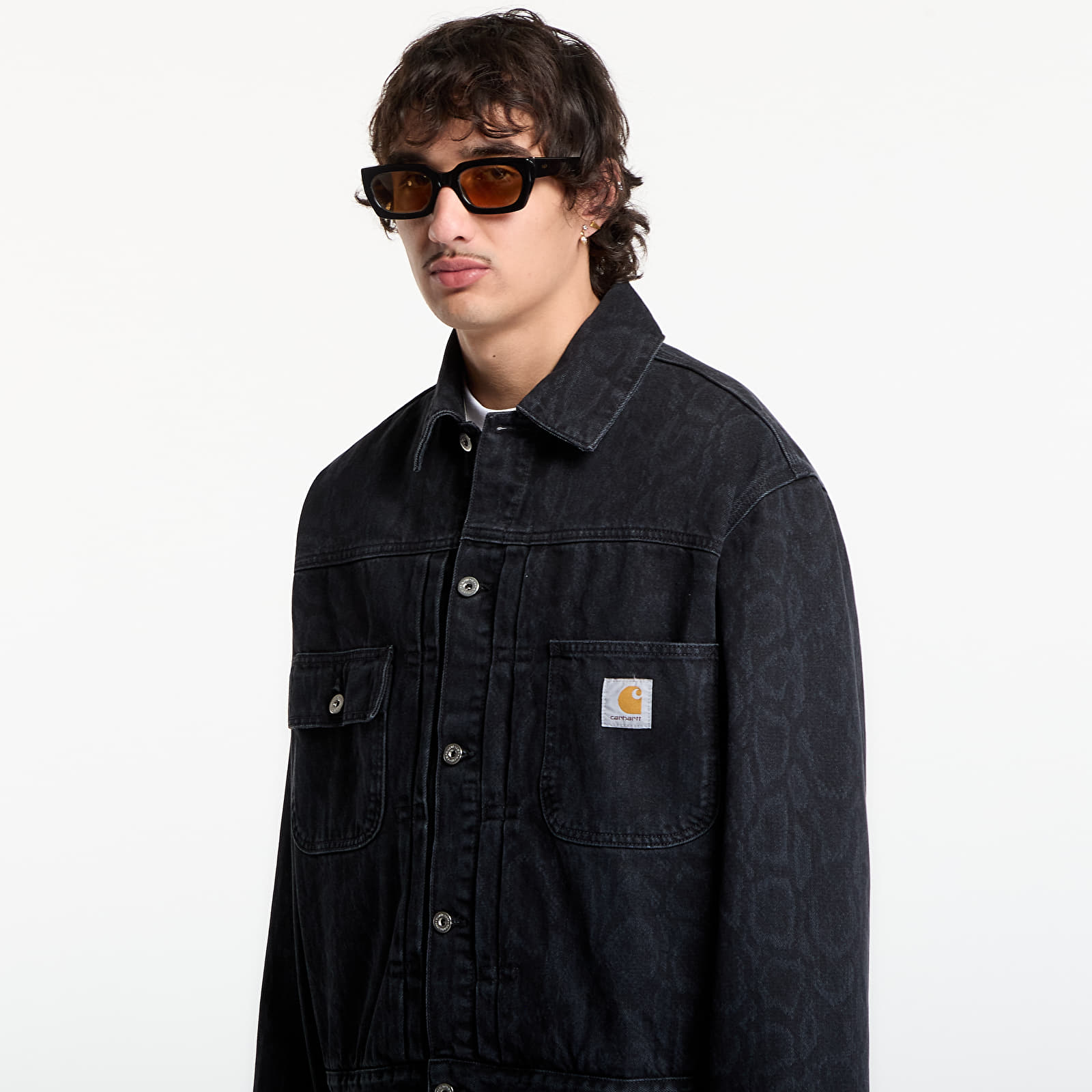 Muške jakne Carhartt WIP Belmar Jacket UNISEX Snake Camo/ Black