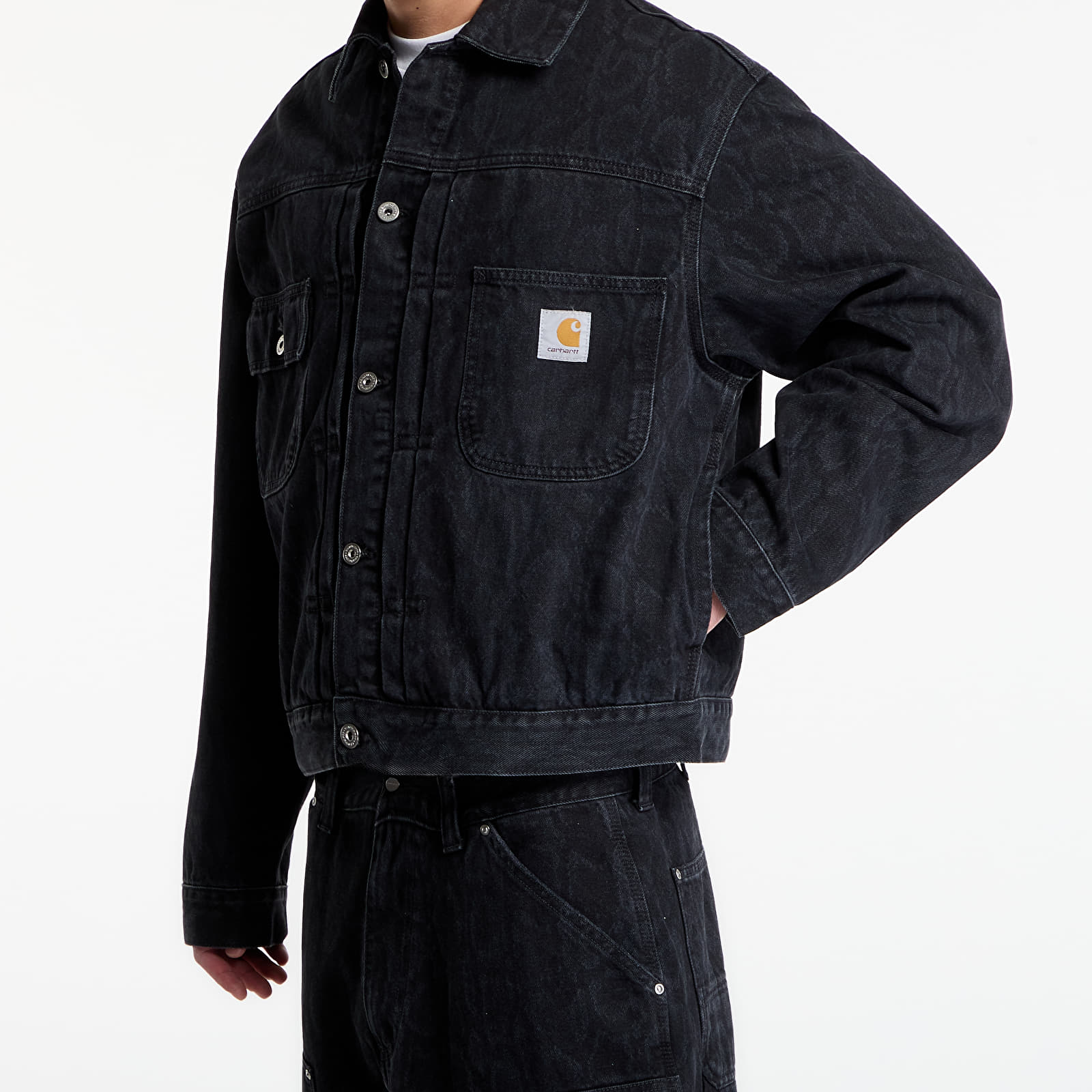 Muške jakne Carhartt WIP Belmar Jacket UNISEX Snake Camo/ Black