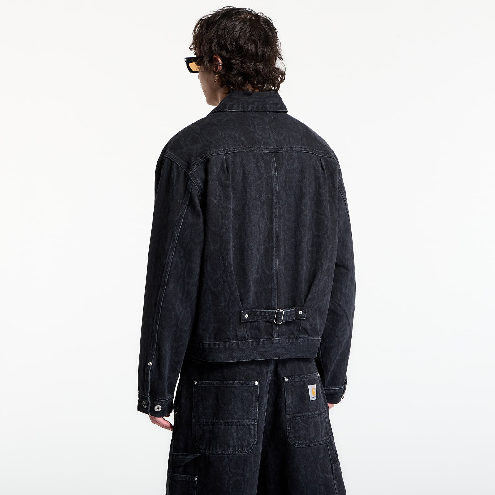 Muške jakne Carhartt WIP Belmar Jacket UNISEX Snake Camo/ Black