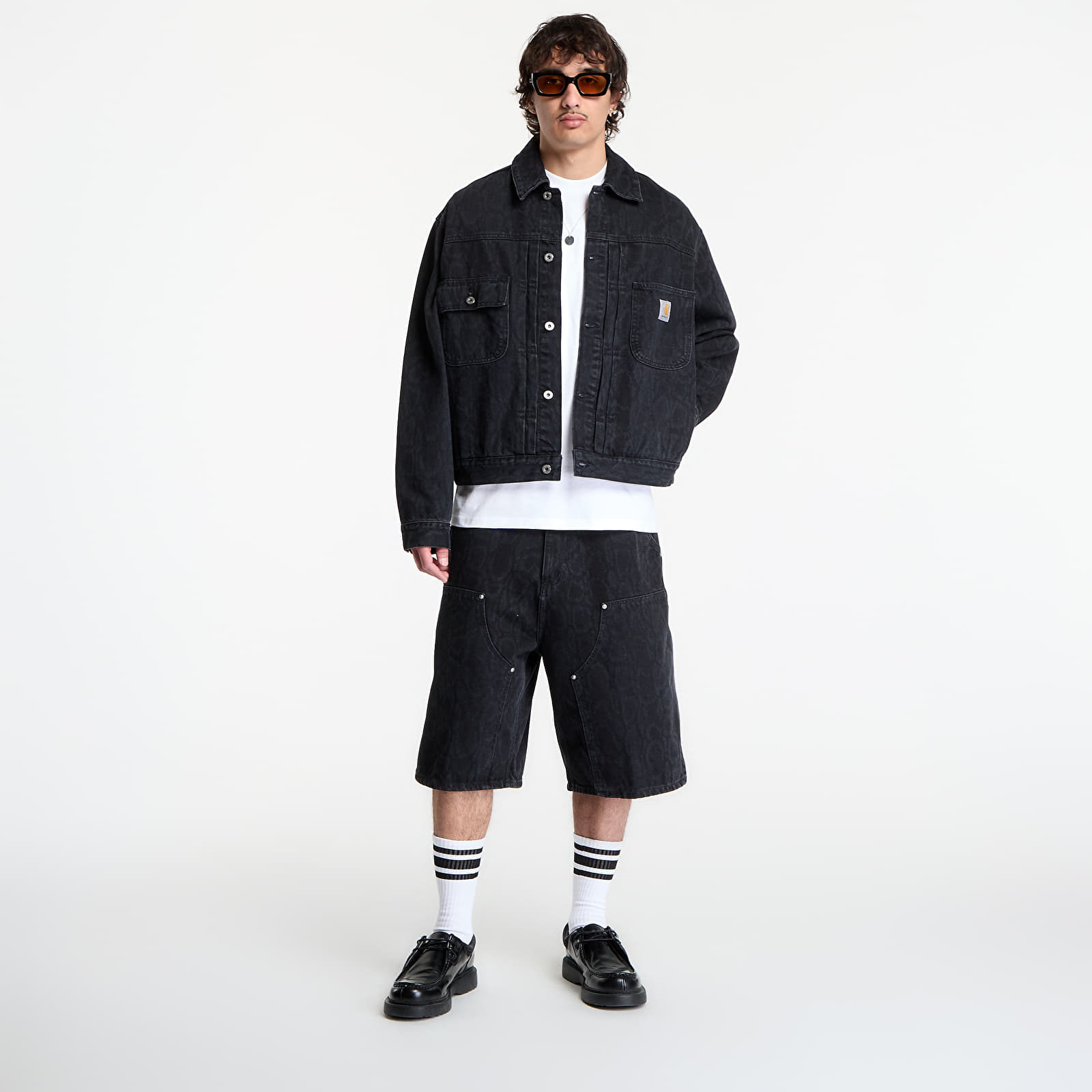 Muške jakne Carhartt WIP Belmar Jacket UNISEX Snake Camo/ Black