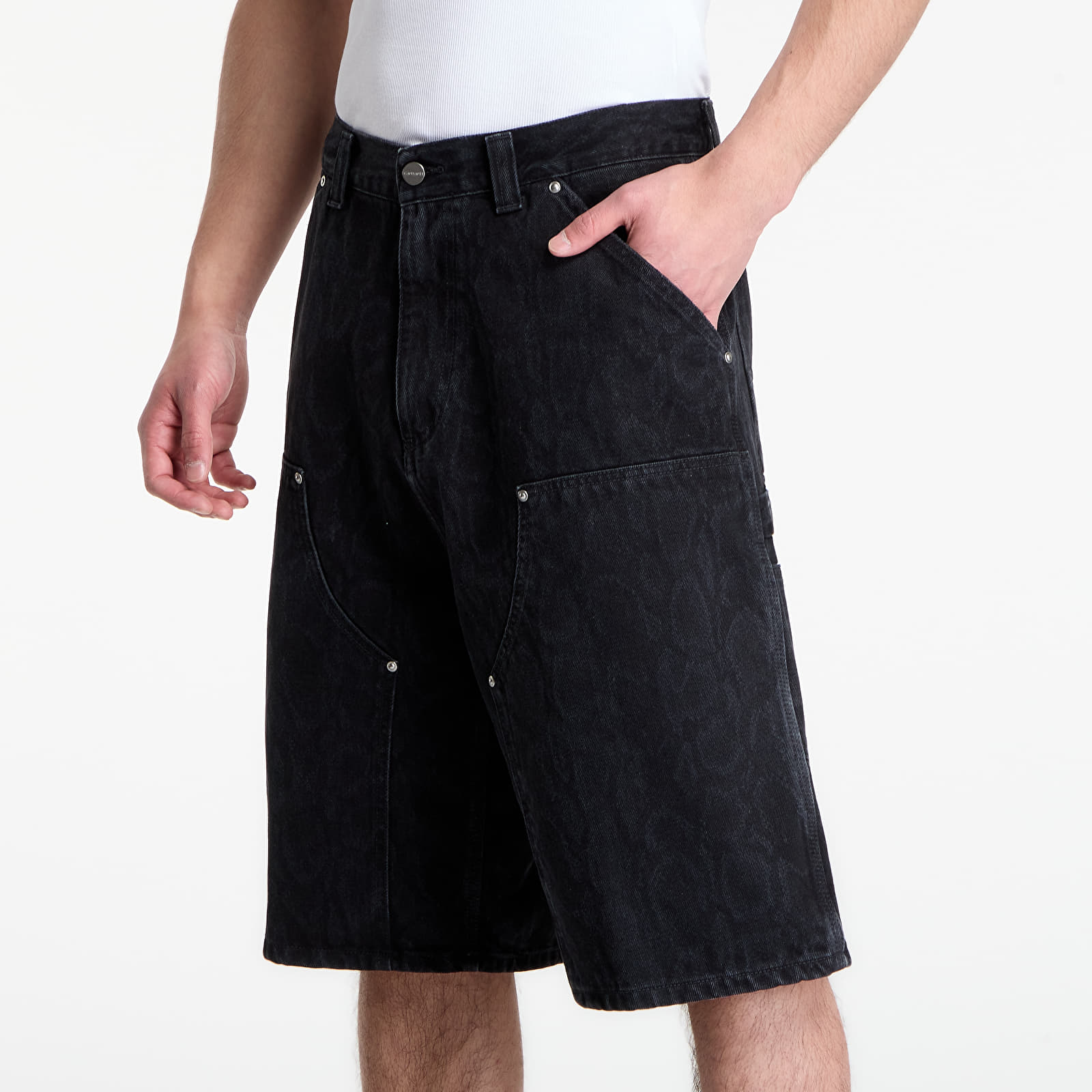 Men's shorts Carhartt WIP OG Double Knee Short Snake Camo/ Black