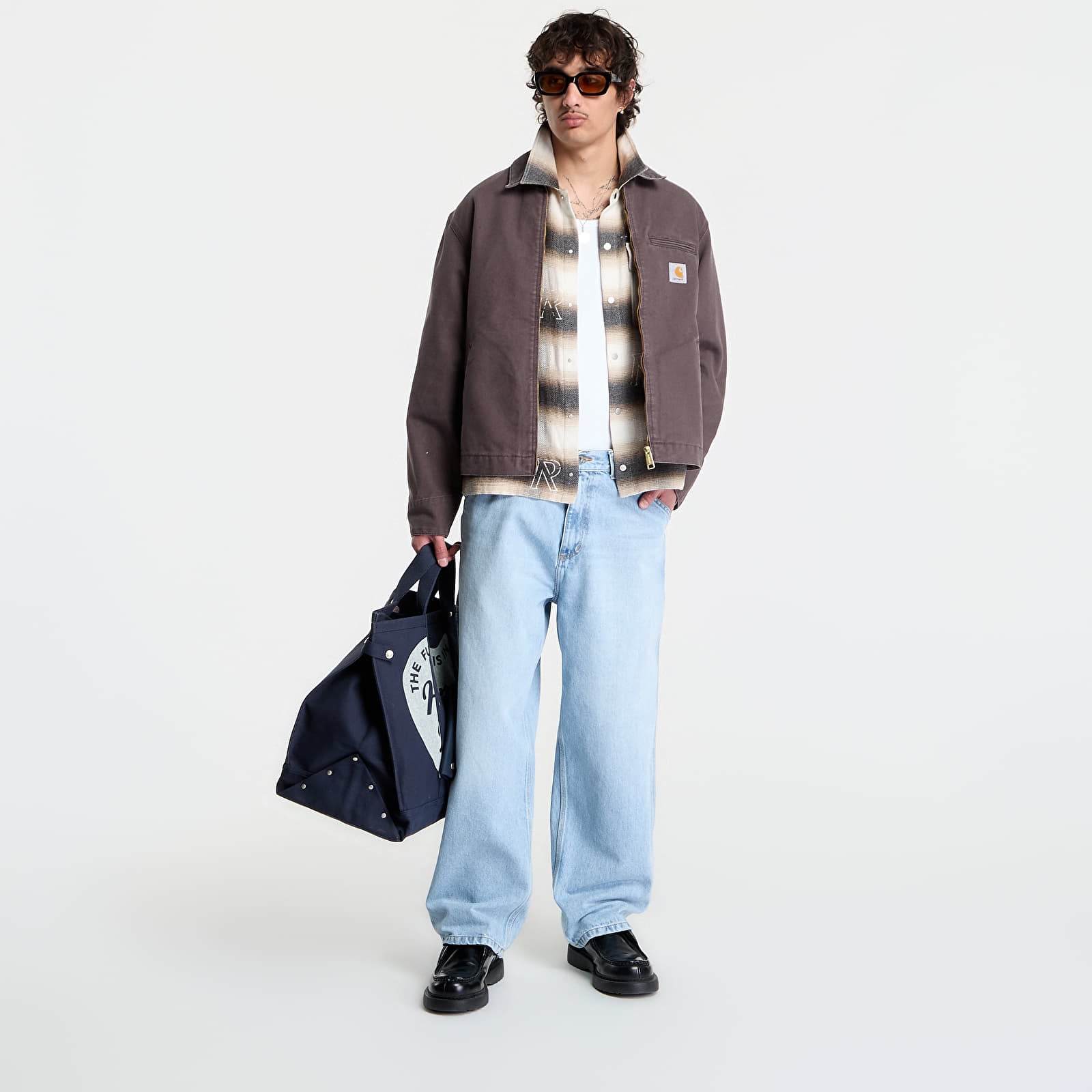 Vīriešu džinsi Carhartt WIP Belmont Pant Blue