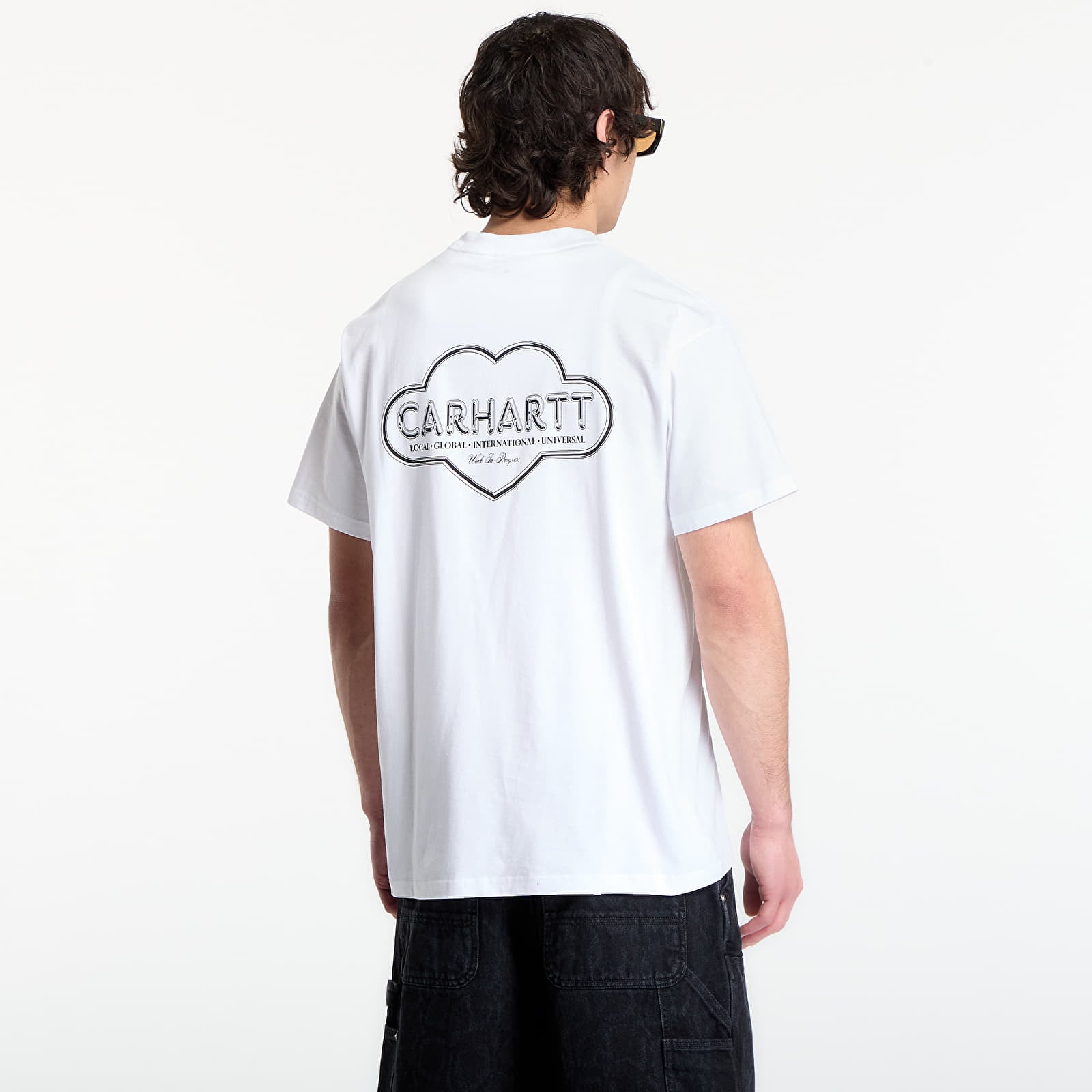 Men's T-shirts Carhartt WIP S/S Cloud Heart T-Shirt UNISEX White