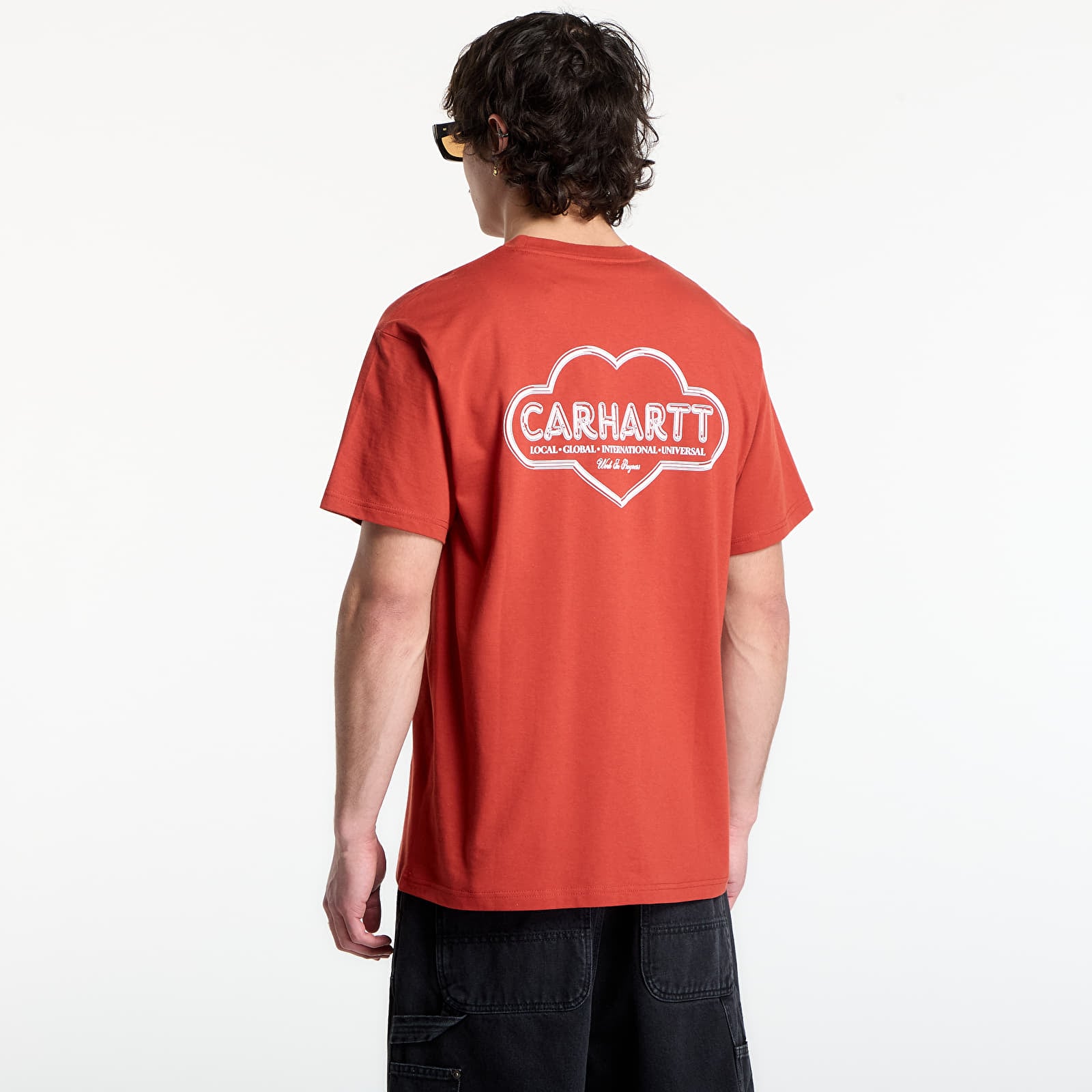 Men's T-shirts Carhartt WIP S/S Cloud Heart T-Shirt UNISEX Oxide Red
