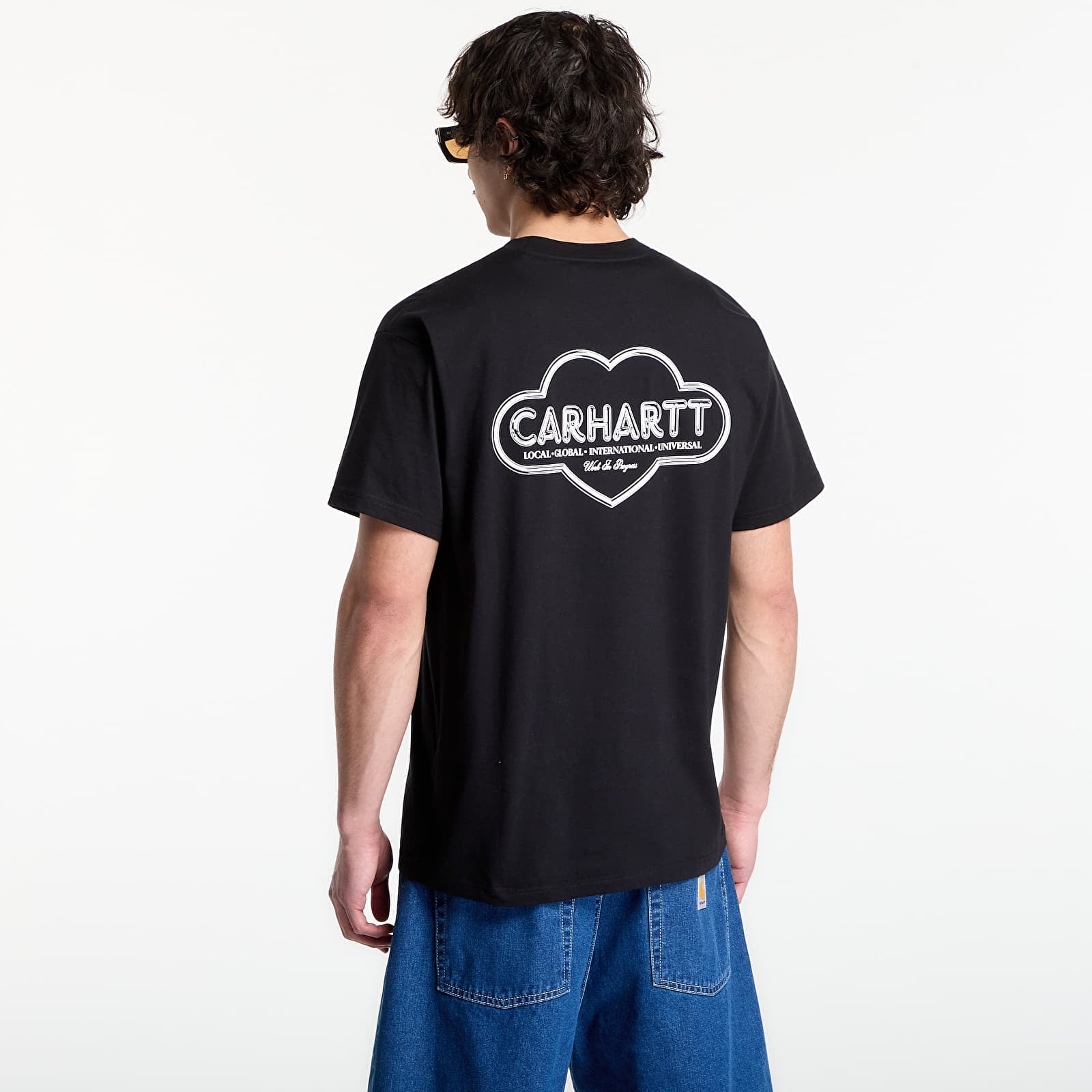 Tricouri bărbați Carhartt WIP S/S Cloud Heart T-Shirt UNISEX Black