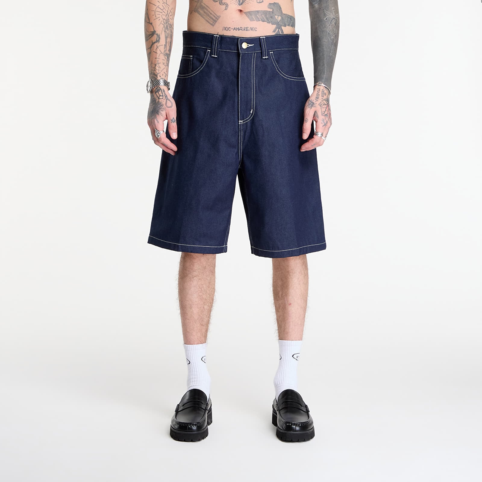 Férfi sortok Carhartt WIP Brandon Short Blue