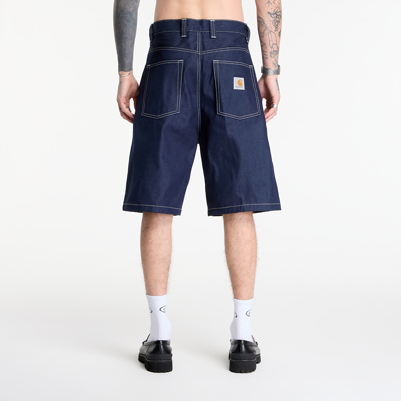 Férfi sortok Carhartt WIP Brandon Short Blue
