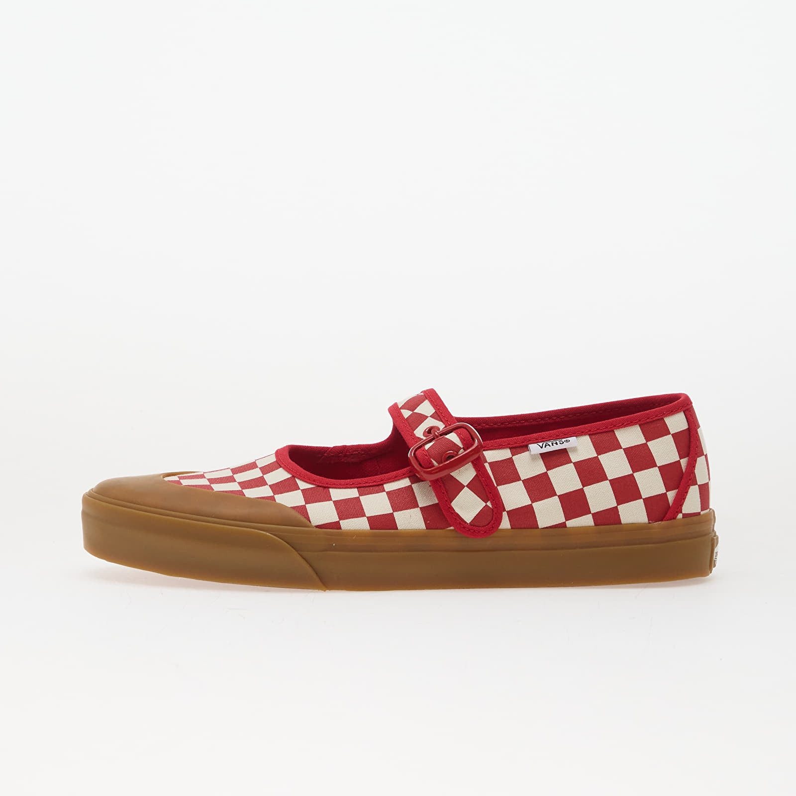 Men's sneakers and shoes Vans Mary Jane Checkerboard Red/ White