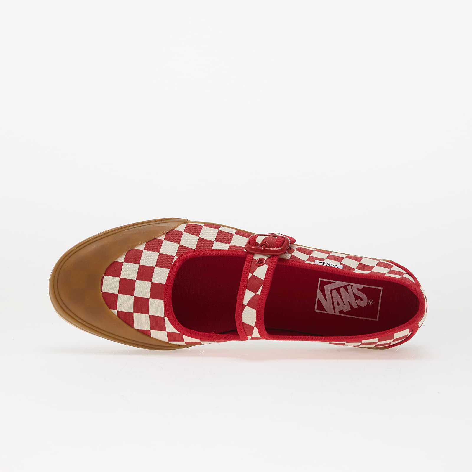 Men's sneakers and shoes Vans Mary Jane Checkerboard Red/ White