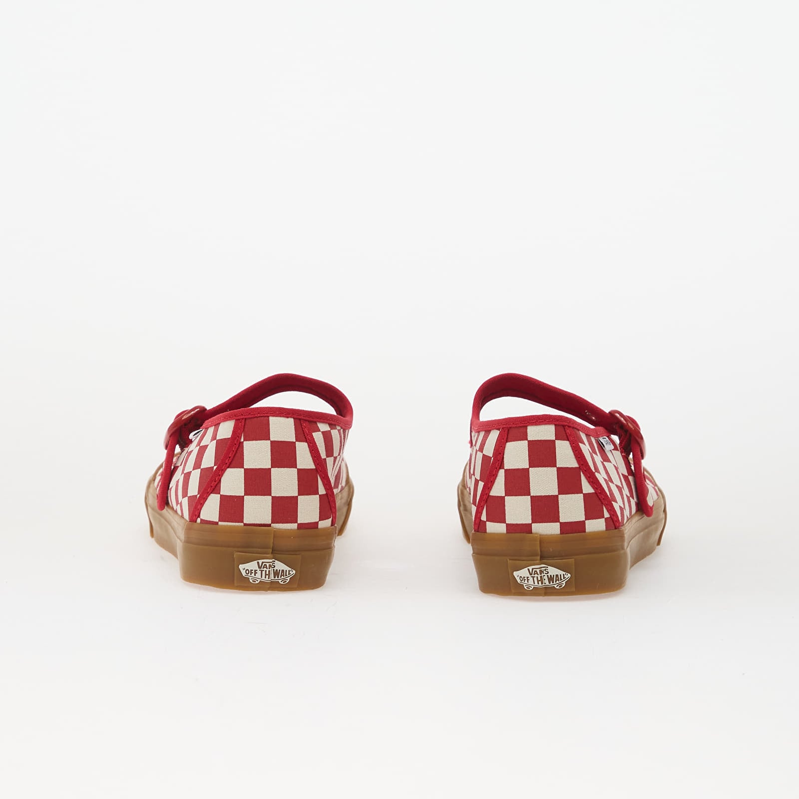 Men's sneakers and shoes Vans Mary Jane Checkerboard Red/ White