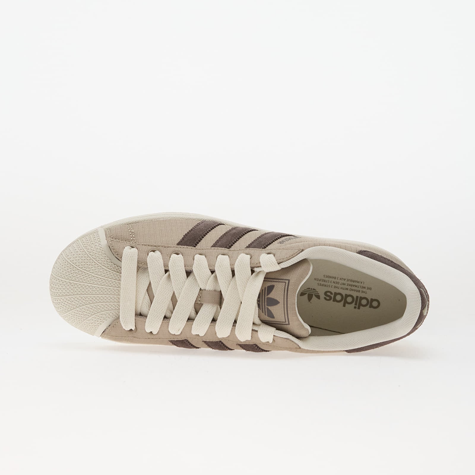 Men's sneakers and shoes adidas Superstar II Wonder Cargo/ Charcoal/ Off White