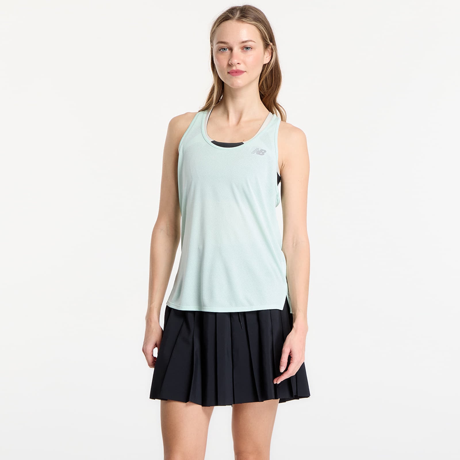 New Balance Athletics Tank Cosmic Jade Heather XS