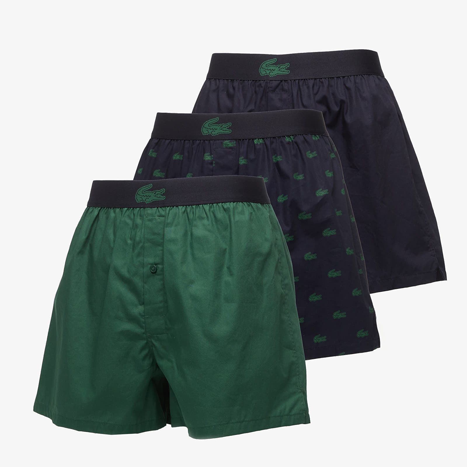LACOSTE Boxer Underwear Abysm/ Green-Abysm XXL