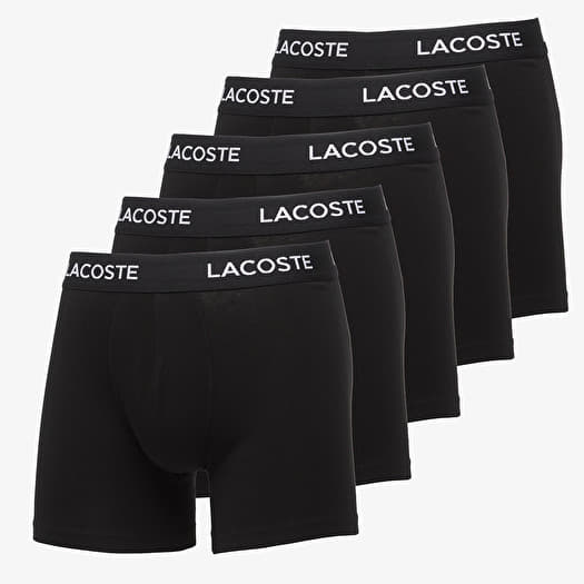 Boxerky LACOSTE 3 Packs Boxer Brief Black