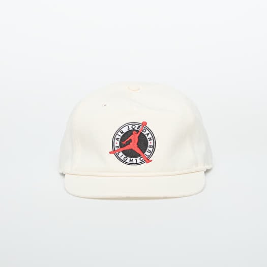 Cap Jordan Flight Club Pro Unstructured Flat Bill Hat Pale Ivory/ Black