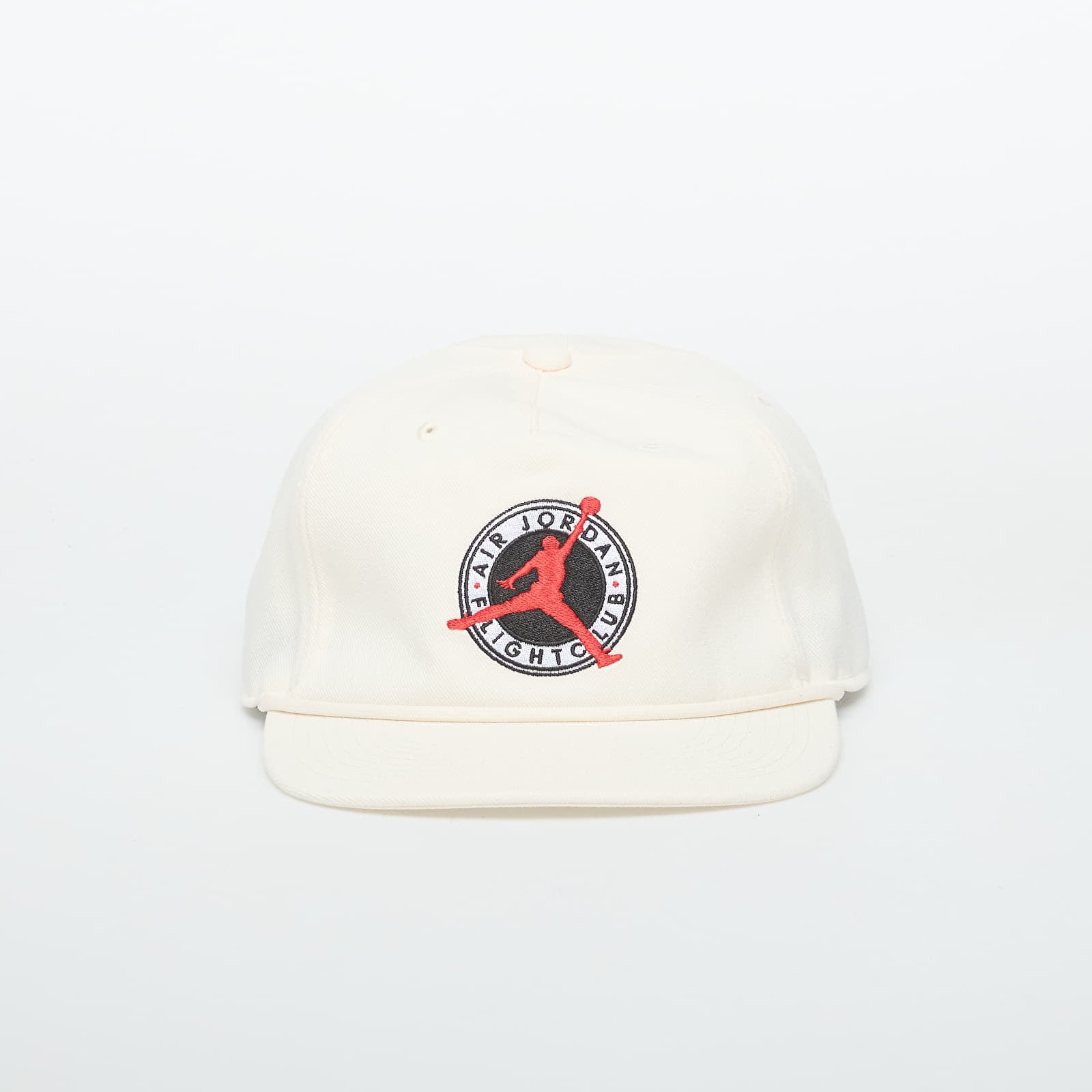 Șepci pentru bărbați Jordan Flight Club Pro Unstructured Flat Bill Hat Pale Ivory/ Black