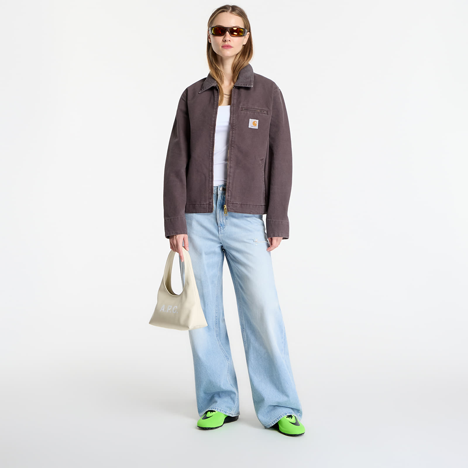 Kurtki męskie Carhartt WIP Detroit Jacket UNISEX Shale/ Shale