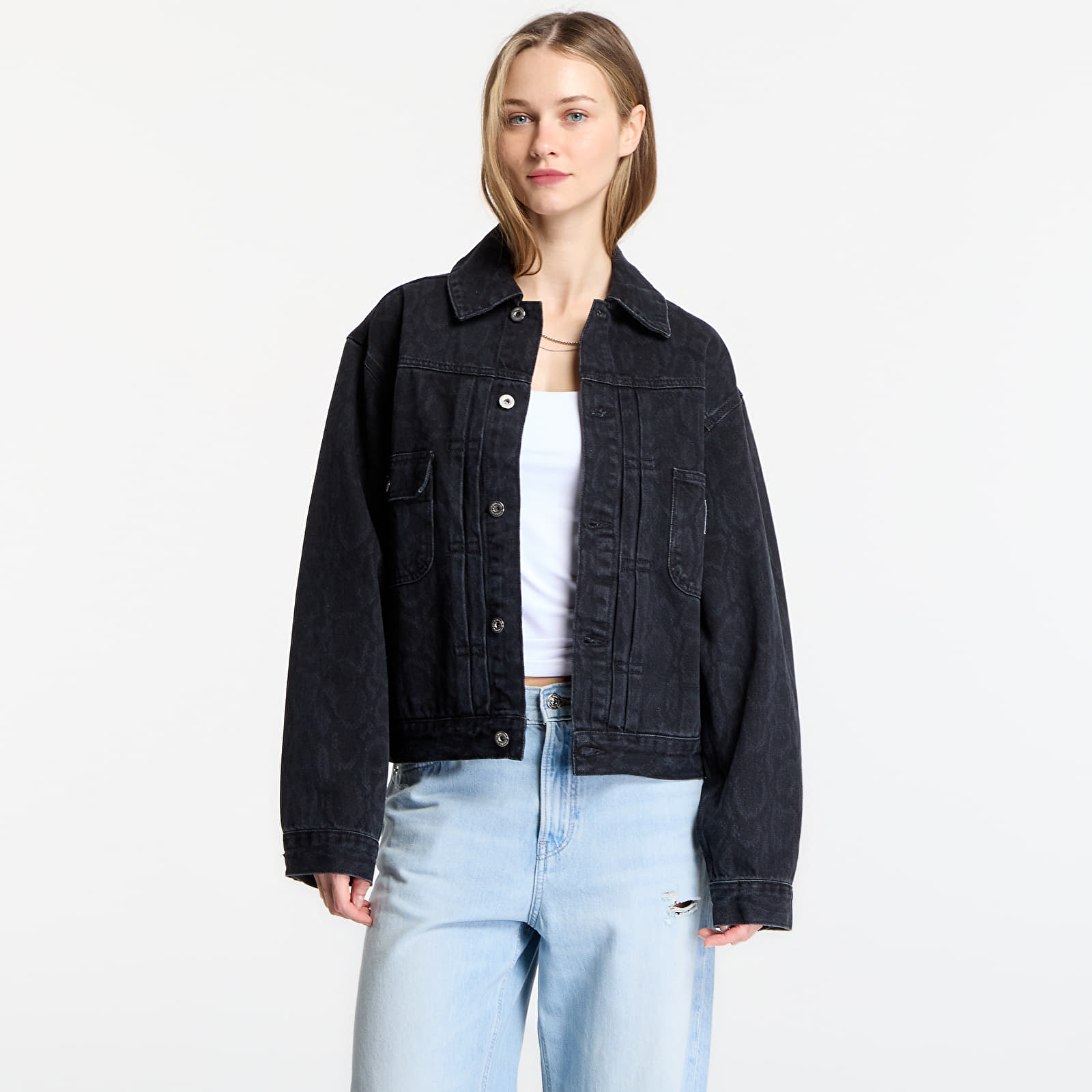 Muške jakne Carhartt WIP Belmar Jacket UNISEX Snake Camo/ Black