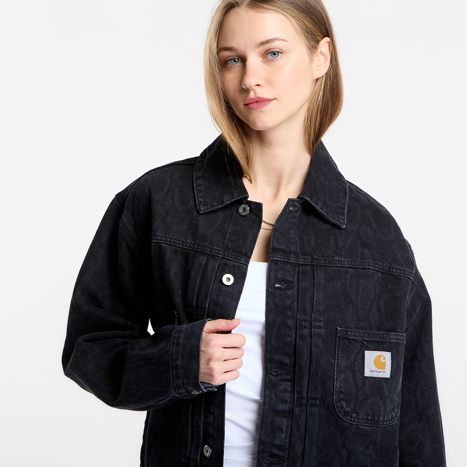 Muške jakne Carhartt WIP Belmar Jacket UNISEX Snake Camo/ Black