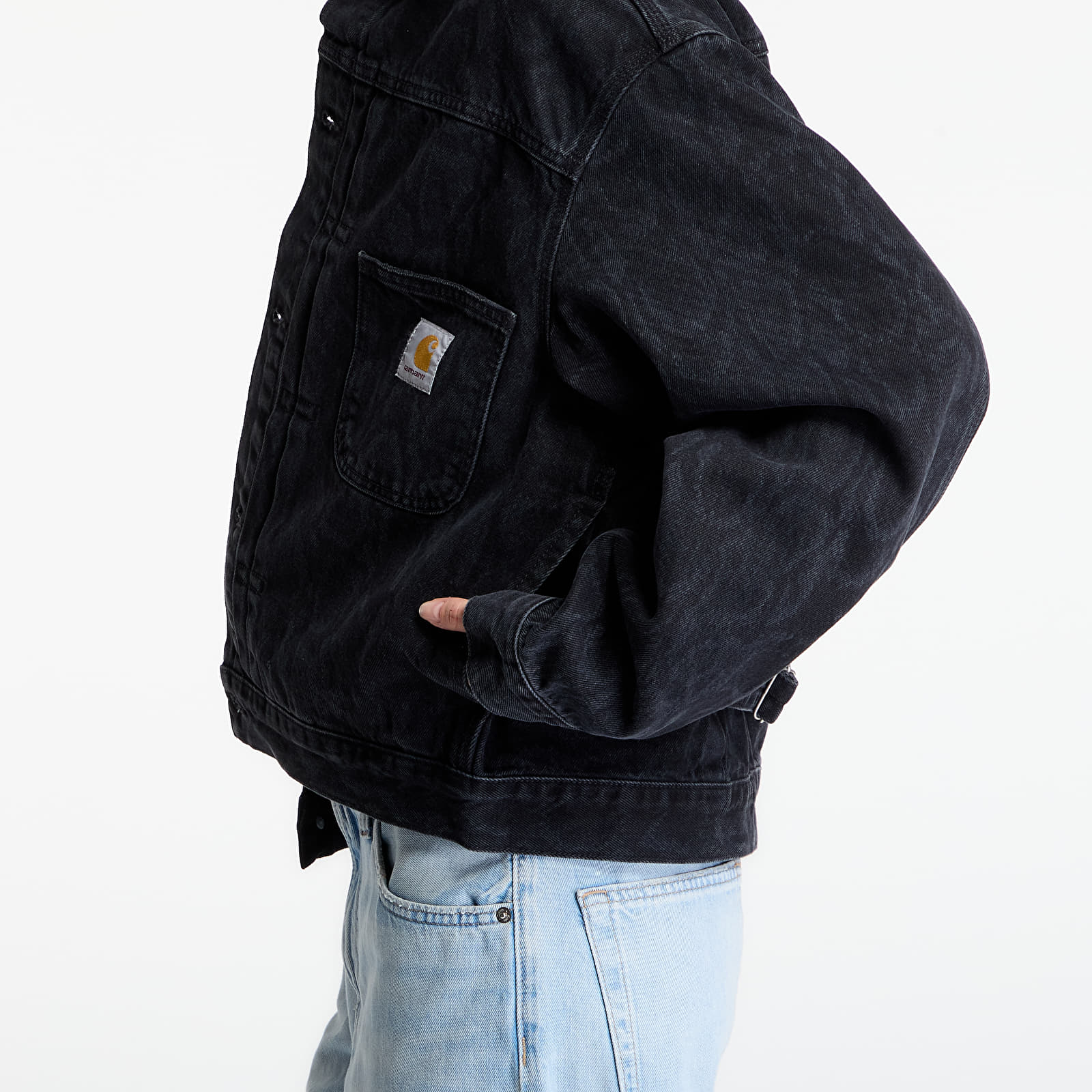 Muške jakne Carhartt WIP Belmar Jacket UNISEX Snake Camo/ Black