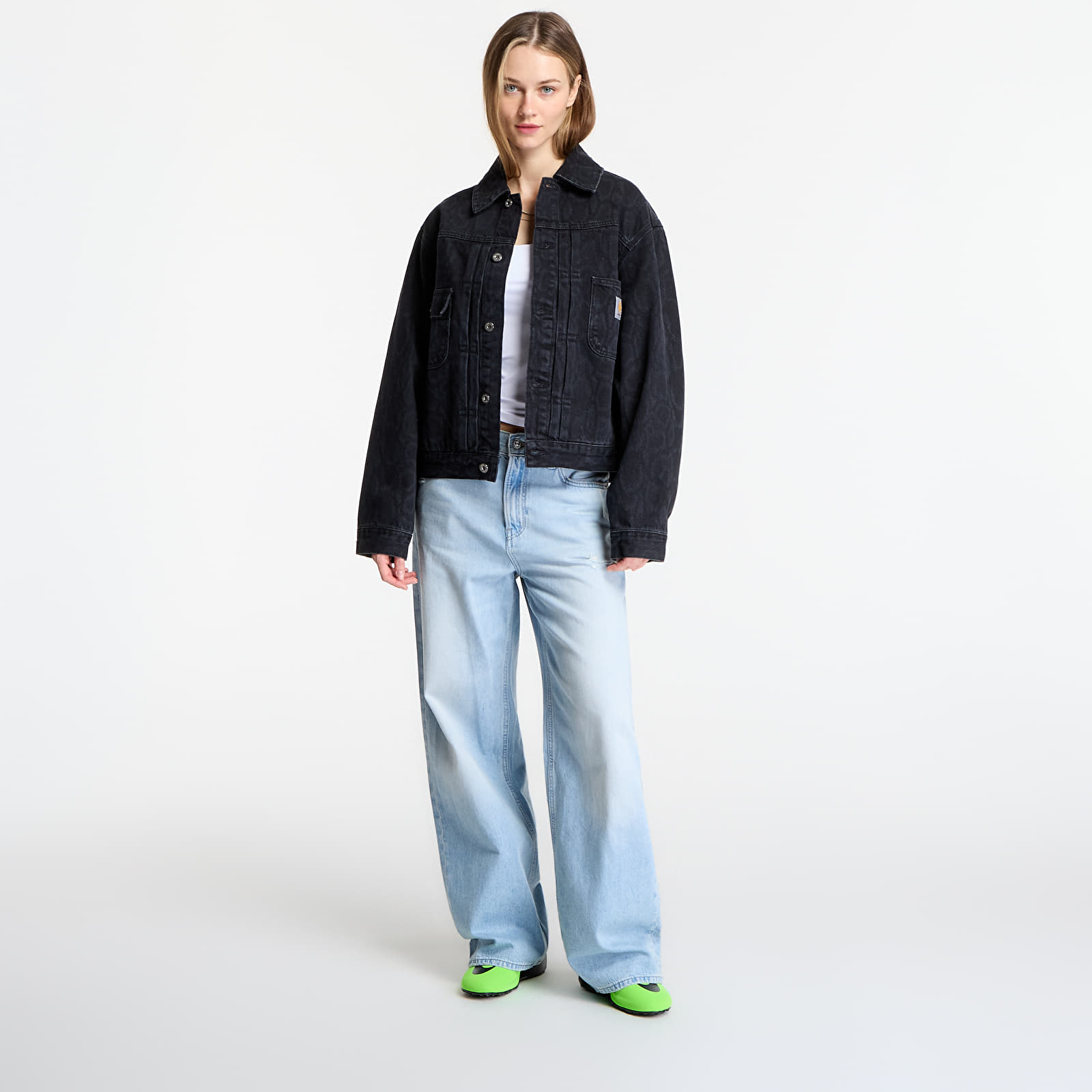 Muške jakne Carhartt WIP Belmar Jacket UNISEX Snake Camo/ Black