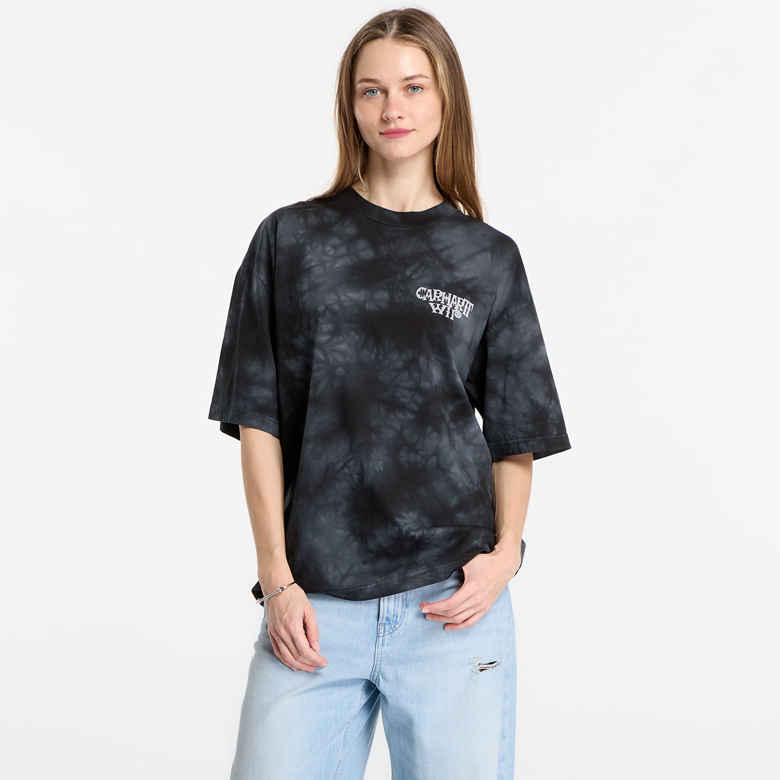 Férfi pólok Carhartt WIP S/S Radiate T-Shirt UNISEX Yosemite/ Obsidian