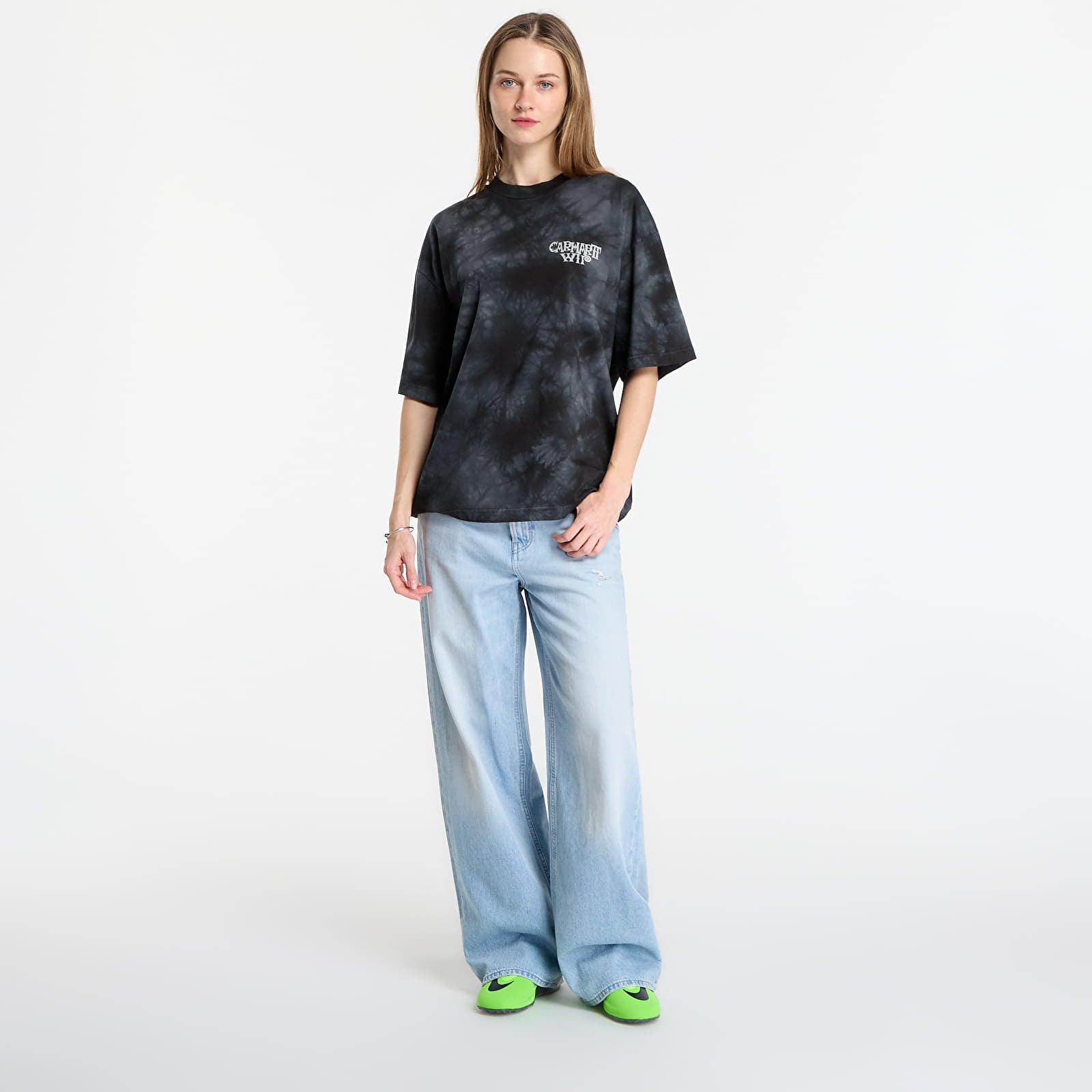Férfi pólok Carhartt WIP S/S Radiate T-Shirt UNISEX Yosemite/ Obsidian