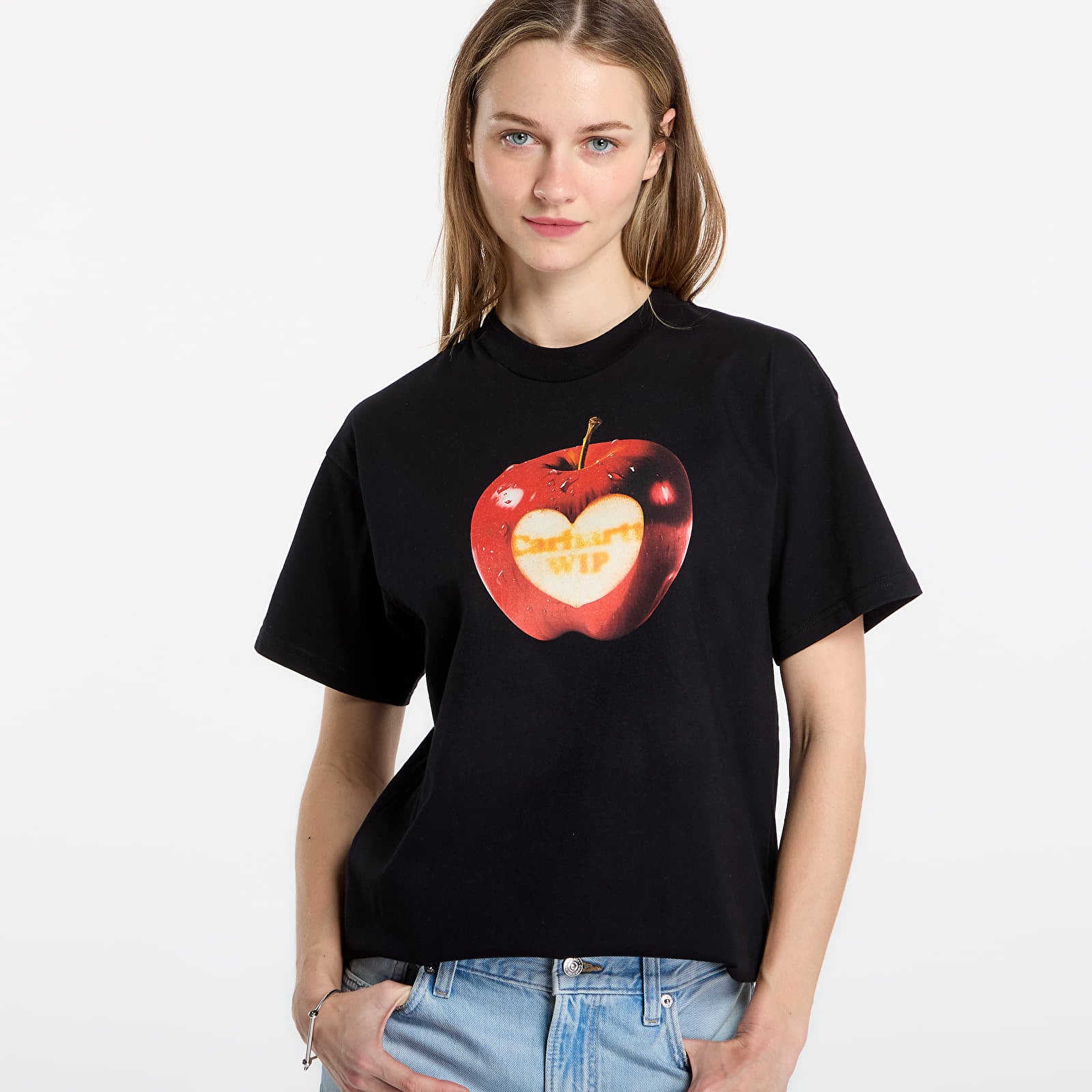 Moške majice  Carhartt WIP S/S Spoiled T-Shirt UNISEX Black