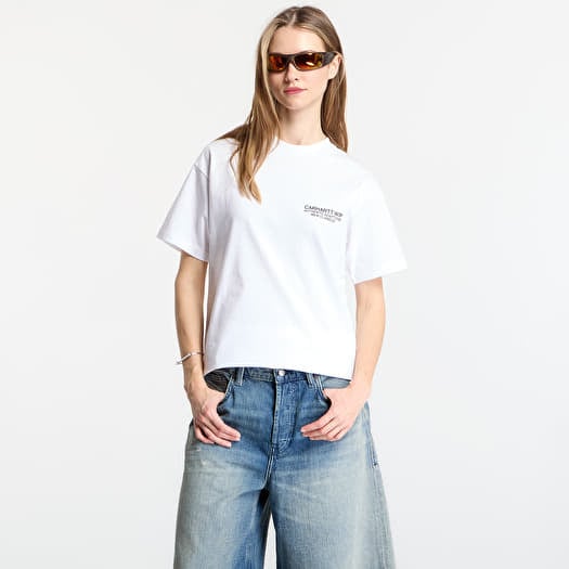 Póló Carhartt WIP S/S Sean Hamilton 03 T-Shirt UNISEX White