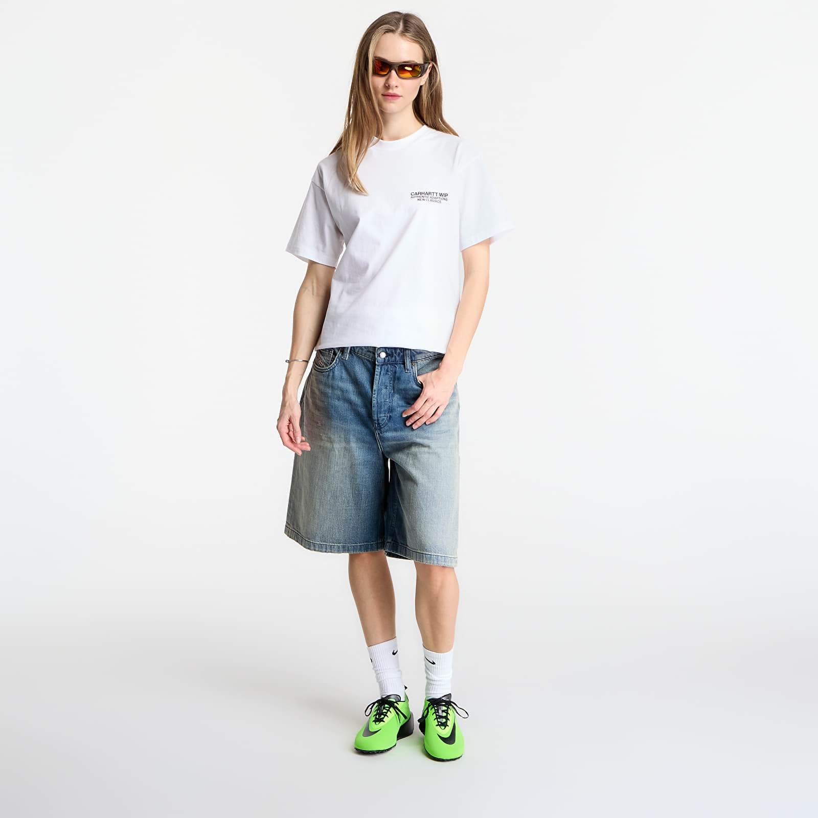 Moške majice  Carhartt WIP S/S Sean Hamilton 03 T-Shirt UNISEX White