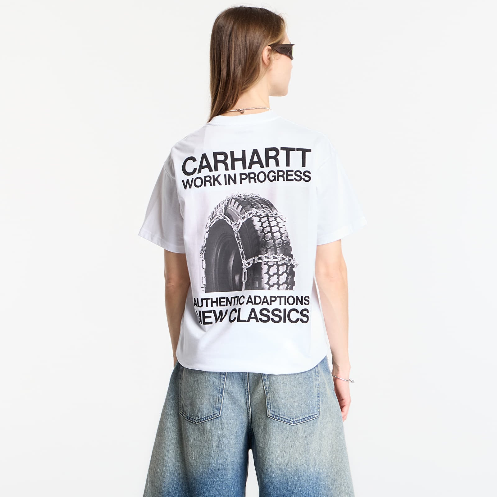 Moške majice  Carhartt WIP S/S Sean Hamilton 03 T-Shirt UNISEX White