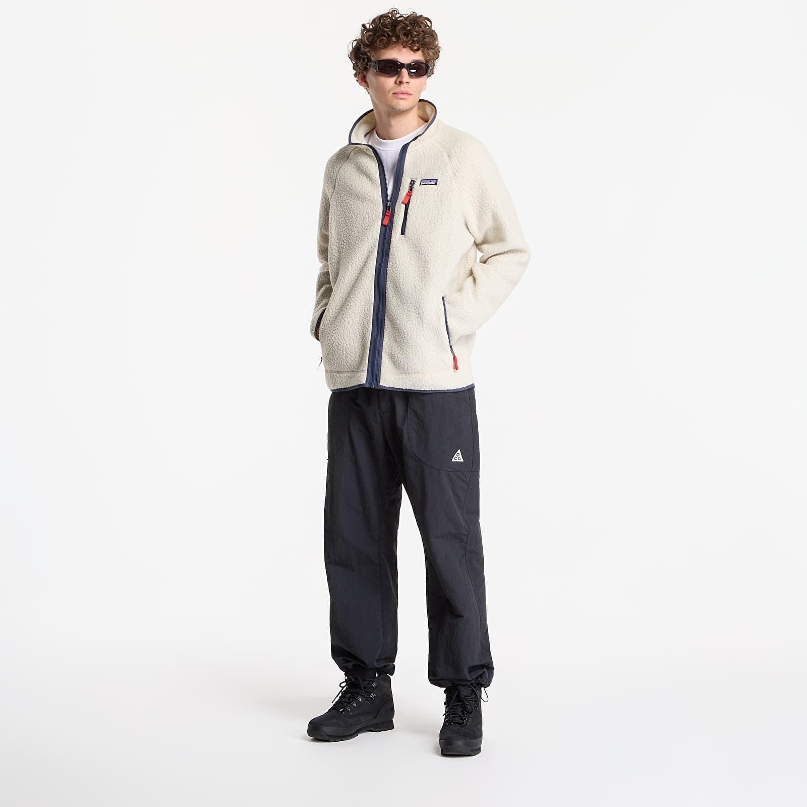 Jackor Patagonia M's Retro Pile Jacket Pelican W/ Smolder Blue