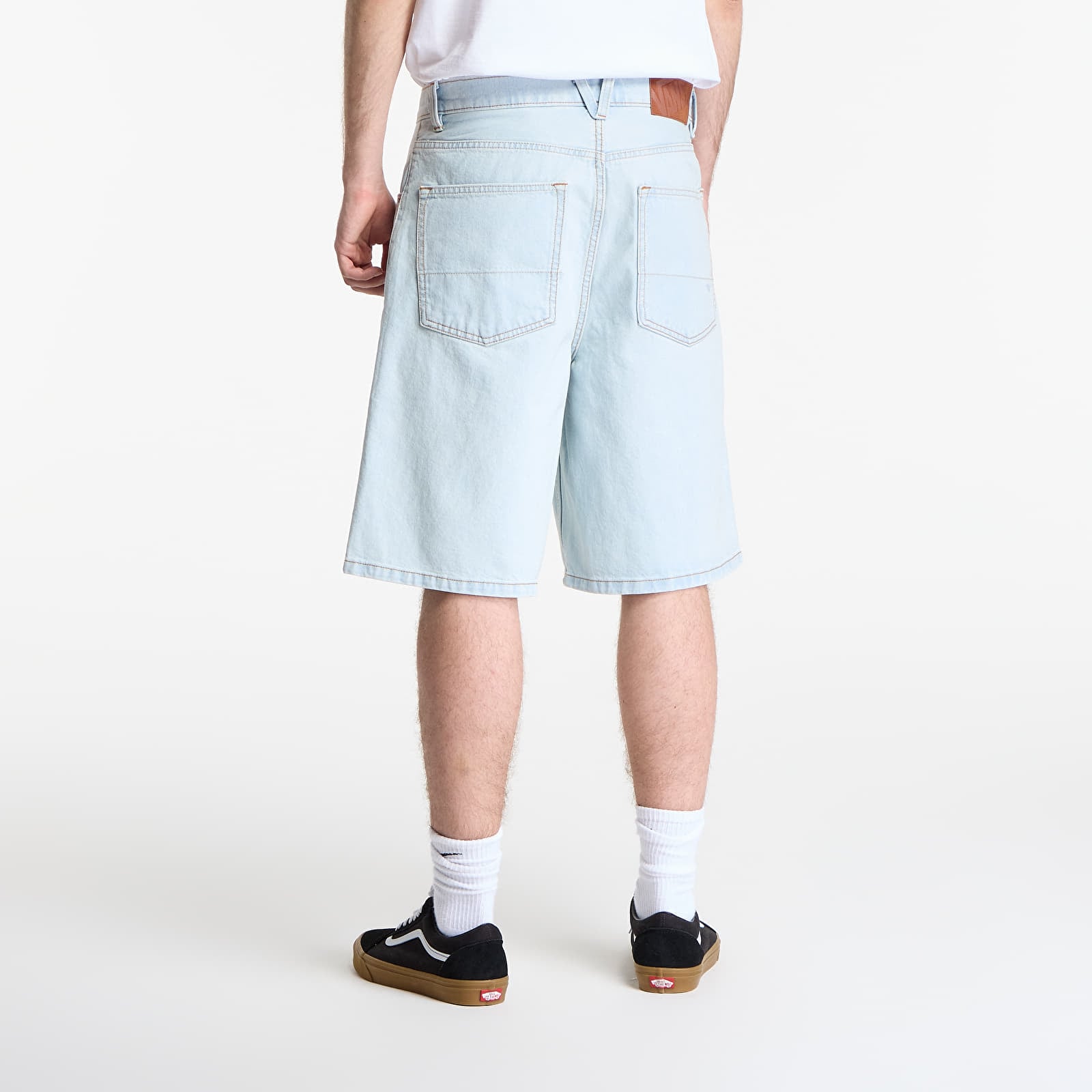 Men's shorts Vans Check-5 Baggy Denim Shorts Blue Ice
