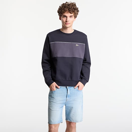 Felpa LACOSTE Sweatshirt Blackbird/ Graphite