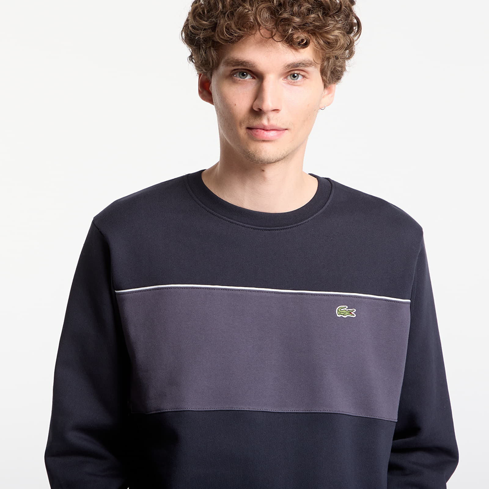 Herren-Sweatshirts LACOSTE Sweatshirt Blackbird/ Graphite